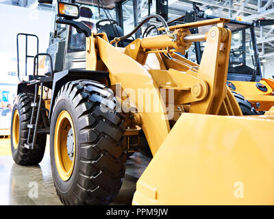 Neue Frontlader für den Bau Stockfoto