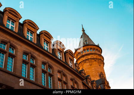 Historisches Gebäude der Banque et Caisse d'Epargne de l'Etat, Luxemburg Stockfoto