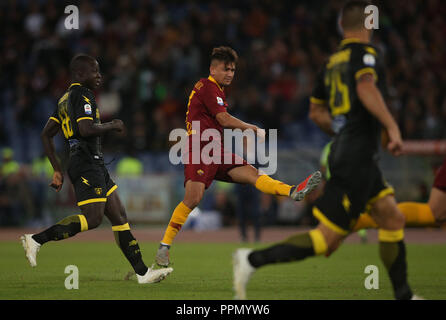 Rom, Italien. 26 Sep, 2018. 26.09.2018, Stadio Olimpico, Rom, Italien. SERIE A: UNTER DER GOL während der italienischen Serie A Match zwischen A.S. ROMA V FROSINONE im Stadio Olimpico in Rom. Credit: Unabhängige Fotoagentur/Alamy leben Nachrichten Stockfoto