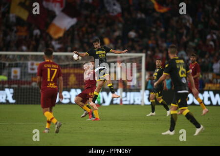 Rom, Italien. 26. September 2018. 26.09.2018, Stadio Olimpico, Rom, Italien. SERIE A: in Aktion während der italienischen Serie A Match zwischen A.S. ROMA V FROSINONE im Stadio Olimpico in Rom. Credit: Marco iacobucci/Alamy leben Nachrichten Stockfoto