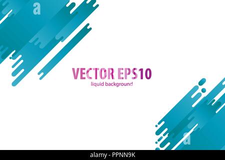 Flüssige farbige Bewegung Hintergrund business Abdeckung Mock up Stock Vektor