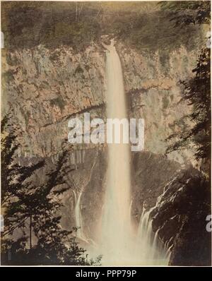 [Wasserfall]. Artist: Unbekannt. Abmessungen: 25,1 x 19,9 cm (9 7/8 x 7 13/16 in.). Datum: 1870. Museum: Metropolitan Museum of Art, New York, USA. Stockfoto