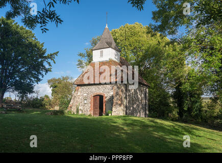 Kleinste Kirche im England Lullington Stockfoto