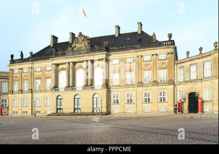 Schloss Amalienborg in Kopenhagen, Dänemark Stockfoto