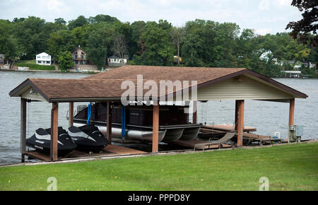 See Schaffer, Monticello, Indiana, USA, Nordamerika Stockfoto