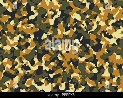 Strukturierte grün und orange camouflage Muster Hintergrund Stockfoto