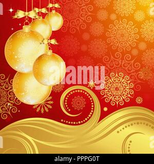 Schöne Weihnachten Hintergrund. Vektor. Stock Vektor