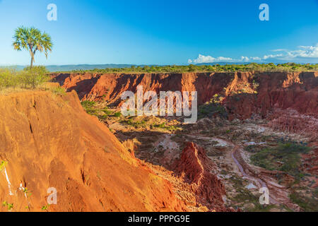 Die Red tsingy von Antsiranana (Diego Suarez), Madagaskar Stockfoto