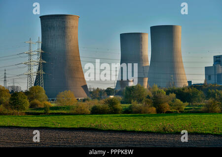 RWE-Kraftwerk Westfalen, Hamm, Nordrhein-Westfalen, Deutschland Stockfoto