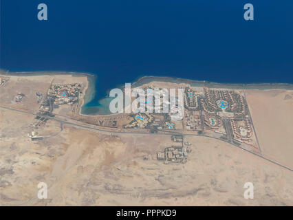 Ferienanlage, Hurghada, Aegypten Stockfoto