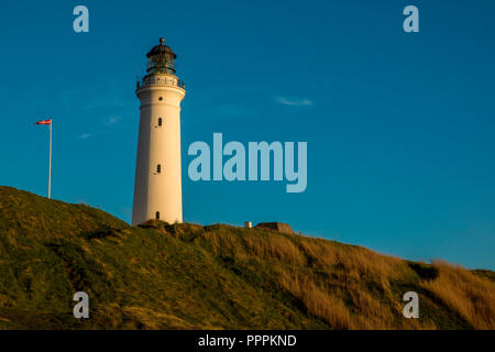 Leuchtturm, Hirtshals, Jylland, Dänemark Stockfoto