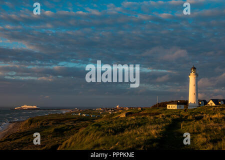 Leuchtturm, Hirtshals, Jylland, Dänemark Stockfoto