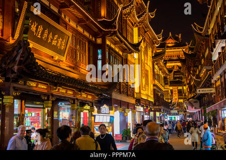 Temple District, Shanghai, Shanghai, China Shi Stockfoto