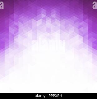 Purple Grid Mosaik Hintergrund, kreatives Design Vorlagen Stock Vektor