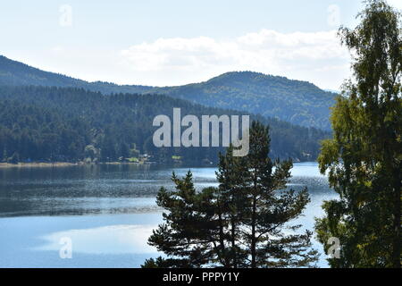 Landschaft in der Umgebung von Batak See, Bulgarien. Stockfoto