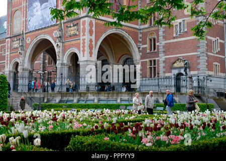 Rijksmuseumtuinen, Rijksmuseum, Museumstraat, Amsterdam, Niederlande Stockfoto