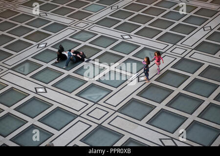 Veranstaltungsraum im Brooklyn Museum of Art NYC Stockfoto