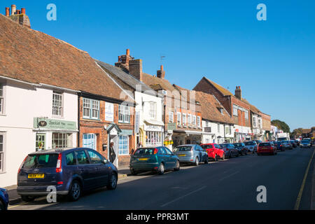 New Romney High St. Kent, Großbritannien Stockfoto