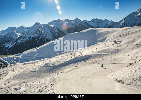 Pla d'Adet Ski Resort. Saint Lary Soulan. Hautes Pyrenees. Frankreich Stockfoto