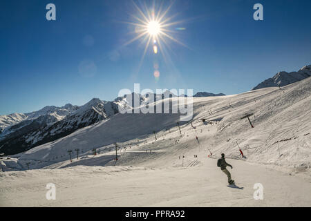 Pla d'Adet Ski Resort. Saint Lary Soulan. Hautes Pyrenees. Frankreich Stockfoto