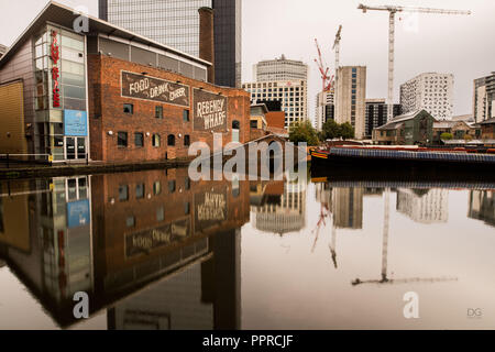 Birmingham Straße Schüsse Stockfoto