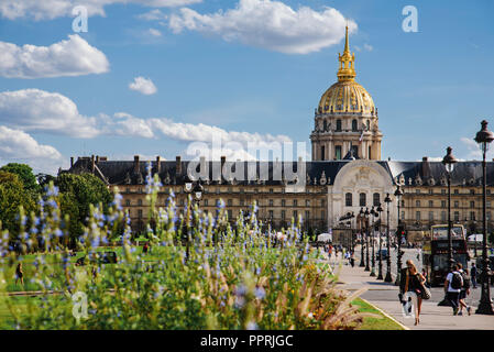 Palace Les Invalides in Paris Stockfoto