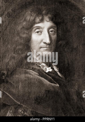 Jean de La Fontaine, 1621 - 1695. Französische fabulist und Dichter. Stockfoto