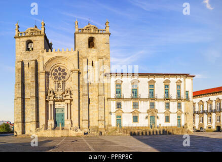 Die Kathedrale von Porto oder Se do Porto. Portugal Stockfoto