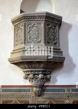 Deruta Umbrien Italien. Kirche San Francesco, Interior Detail. Stockfoto