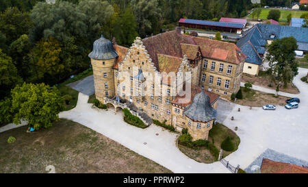 Schloss Eyrichshof Eyrichshof oder Schloss, Ebern, Bayern, Deutschland Stockfoto