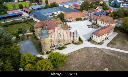 Schloss Eyrichshof Eyrichshof oder Schloss, Ebern, Bayern, Deutschland Stockfoto