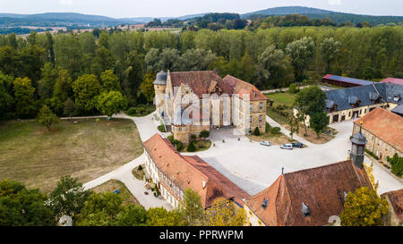 Schloss Eyrichshof Eyrichshof oder Schloss, Ebern, Bayern, Deutschland Stockfoto