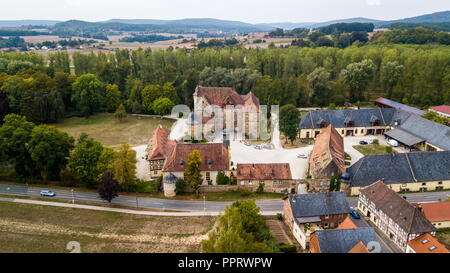 Schloss Eyrichshof Eyrichshof oder Schloss, Ebern, Bayern, Deutschland Stockfoto