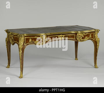 Schreiben Tabelle, bureau Plat, Joseph Baumhauer, Französisch zugeschrieben, gestorben 1772, Paris, Frankreich, Europa, ca. 1745 - 1749; Eiche Stockfoto