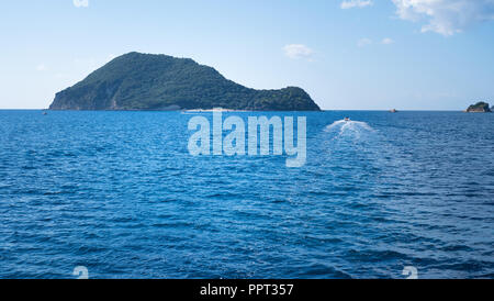 Marathonisi Insel im Ionischen Meer in der Nähe der Insel Zakynthos Stockfoto