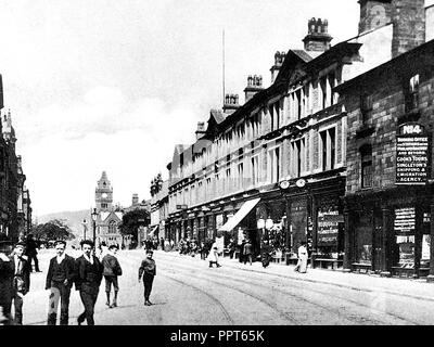 North Street, Keighley Anfang der 1900er Jahre Stockfoto