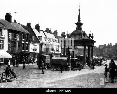 Beverley Marktplatz 1900 Stockfoto