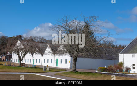 Dallas Dhu Whisky Distillery, Forres, Moray, Schottland, Großbritannien. Stockfoto