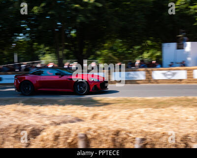 Aston Martin DBS Superleggera in Goodwood Festival der Geschwindigkeit 2018. Stockfoto