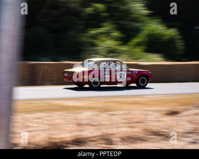 Die Allan Mann Racing 1968 Ford Escort Twin Cam in Goodwood Festival der Geschwindigkeit 2018. Stockfoto