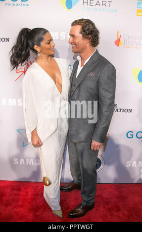 New York, NY, USA. September 27, 2018. Matthew McConaughey besucht die 17. jährlichen Samsung Charity Gala. Sppider/Alamy Stockfoto