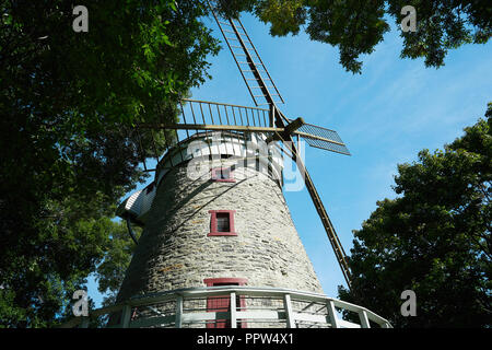 Lasalle, Kanada 27, September, 2018. Die Fleming Windmühle in der Stadt von Lasalle. Credit: Mario Beauregard/Alamy leben Nachrichten Stockfoto