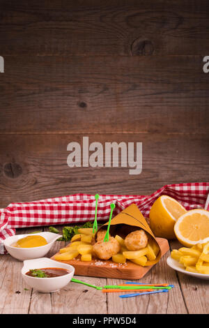 Fish &amp; Chips. Stockfoto