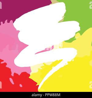 Vector Illustration. Hintergrund der farbige bunte Flecken Stock Vektor