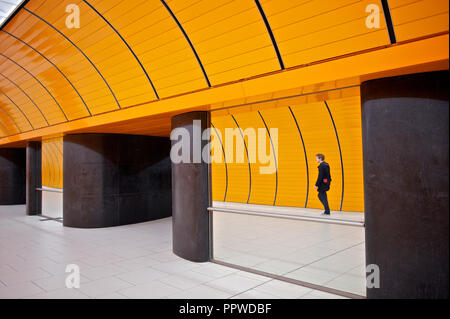 Münchner U-Bahn, Mass Transportation Systems, München Stockfoto