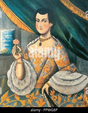 Brigida Ibarra 1775 000. Stockfoto