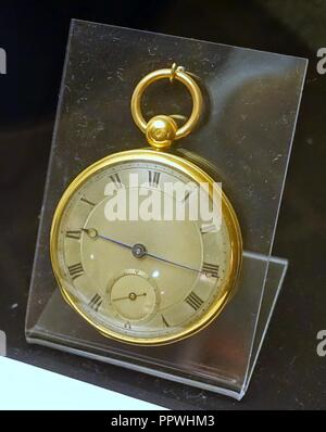 Breguet Taschenuhr, von William Henry Fox Talbot in Paris, 1821 erworben haben Stockfoto