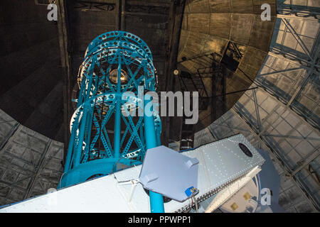 Die 100 cm reflektierende Teleskop auf dem Mount Wilson Observatorium in der San Gabriel Mountains in der Nähe von Glendale, Kalifornien Stockfoto