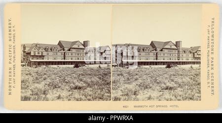 Der stereoskopische Ansichten, 36 ausgewählten Haynes stereoskopische Ansichten der Yellowstone National Park, 1881-88 Stockfoto