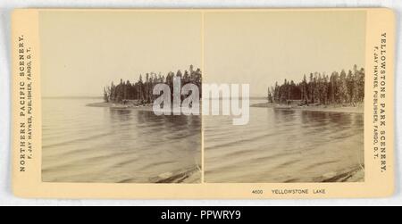 Der stereoskopische Ansichten, 36 ausgewählten Haynes stereoskopische Ansichten der Yellowstone National Park, 1881-88 Stockfoto